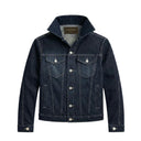 Stealth Denim Jacket With Gold Patch
