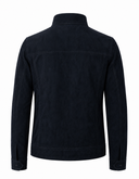 Navy Alcantara suede jacket - Coming Soon